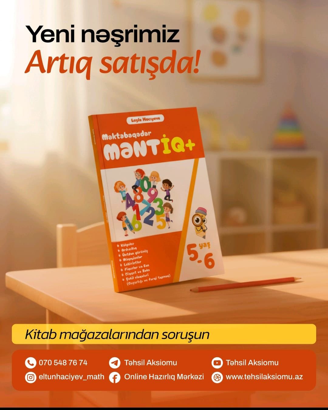 Məntiq+ Məktəbəqədər