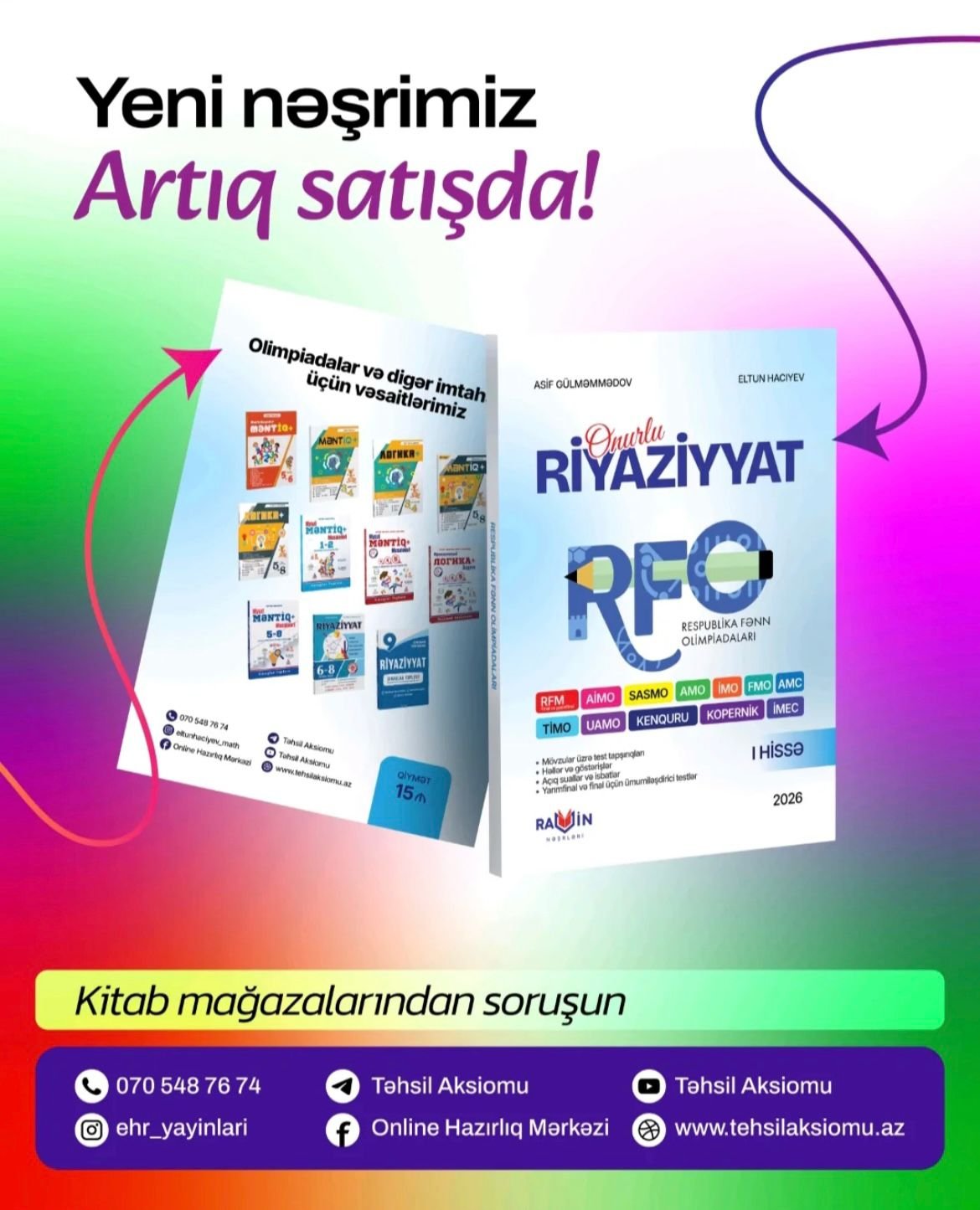 Onurlu Riyaziyyat - RFO kitabı